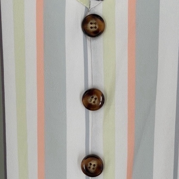 PRETTY GARDEN 🌸 Baby Doll Striped Mini Swing Dress - Picture 9 of 15